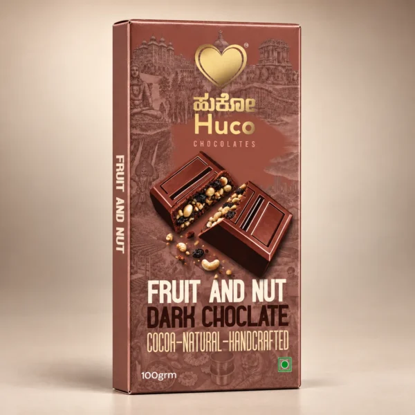 Huco Special Fruit and Nut Dark Chocolate
