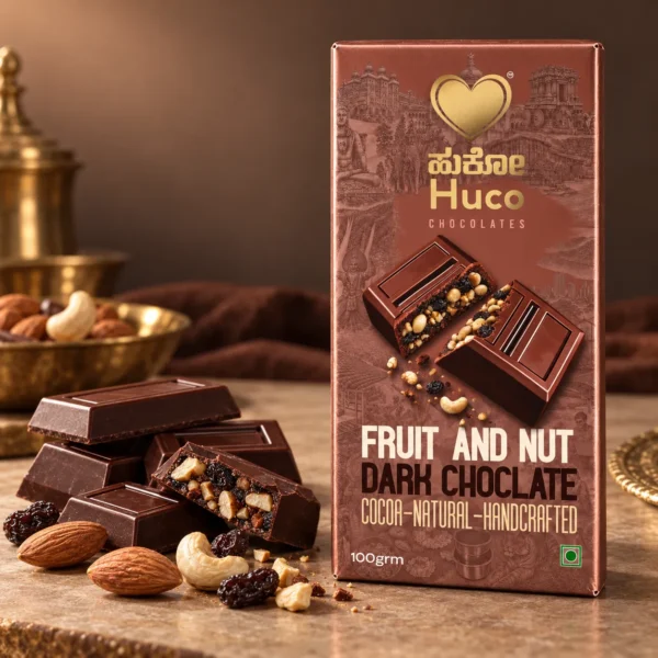 Huco Special Fruit and Nut Dark Chocolate