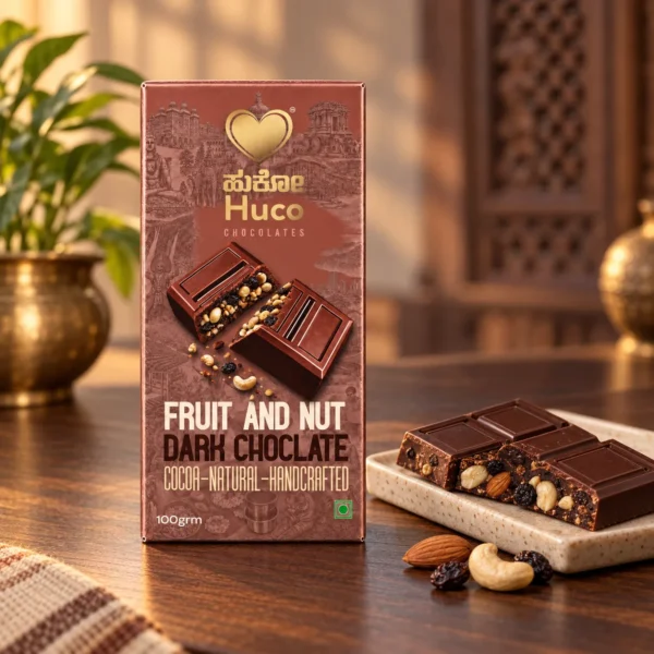 Huco Special Fruit and Nut Dark Chocolate
