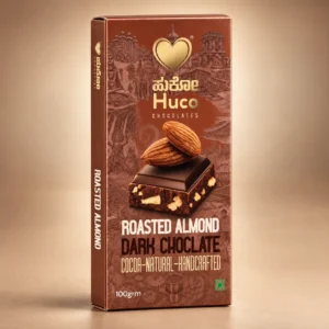 Huco Special Roasted Almond Dark Chocolate
